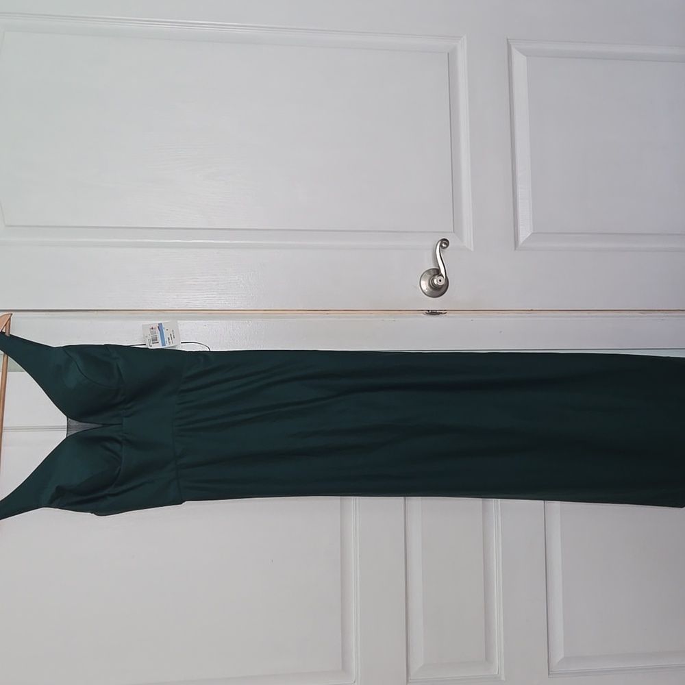 Morgan & Co. Green Maxi Dress with Elegant Flow